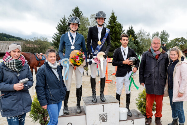 podium ch romands saut juniors N 2022