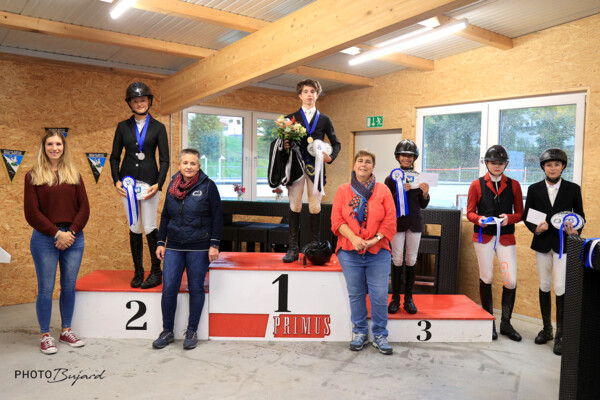 Championnat romand de Saut 2025 - Podium Poneys D